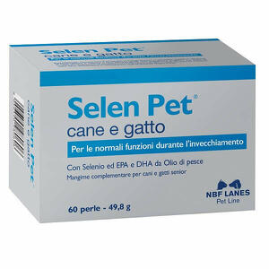 N.b.f. lanes - Selen pet cani gatti 60 perle