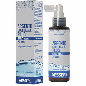 Aessere - Argento colloidale plus 20ppm spray 100 ml