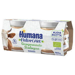 Humana - Humana omogeneizzato manzo biologico 2 pezzi 80 g