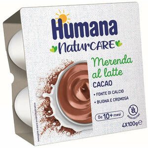 Humana - Merenda cacao 4 vasetti da 100 g