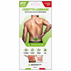 Fit therapy - Cerotto lombare 2 pezzi