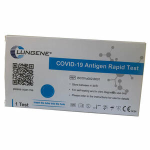 Clungene - Test antigenico rapido covid-19  autodiagnostico determinazione qualitativa antgeni sars-cov-2 in tamponi nasali mediante immunocromatografia