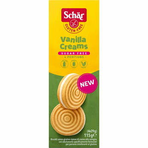 Schar - Sugar free vanilla creams 115 g