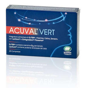 Acuval - Vert - Integratore Alimentare con Coenzima Q10