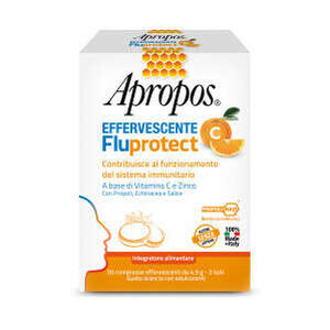 Apropos - Fluprotect - Fluprotect effervescente c 20 compresse