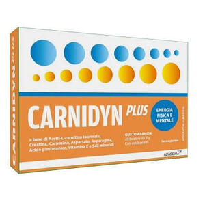 Carnidyn - Plus - Plus 20 bustine da 5 g gusto arancia