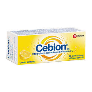 Cebion - Effervescente vitamina c - Effervescente vitamina c limone 10 compresse