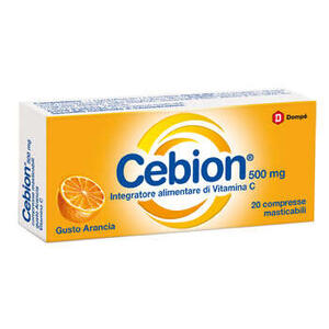 Cebion - 500 - Masticabile arancia vitamina c 500 mg 20 compresse