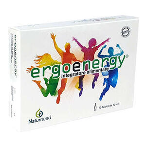 Ergoenergy - 10 fialoidi da 10 ml - Integratore Energetico con Echinacea e Ginseng