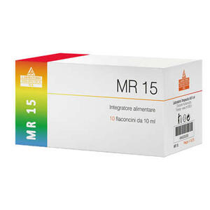 Laboratorio Terapeutico - MR15 10 flaconcini 10 ml - Integratore Energetico con Ginseng e Magnesio