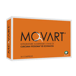 Movart - Integratore a base di Curcuma e Echinacea - 30 Compresse