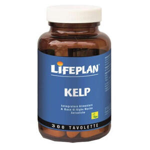 Lifeplan - Kelp 300 tavolette - Integratore alimentare a base di alghe marine selvatiche