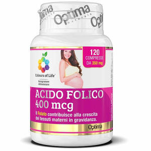 Colours of life - Colours of life acido folico 400 mcg 120 compresse 350mg