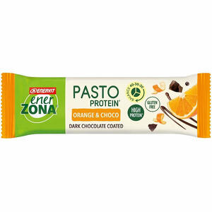 Enervit - Enerzona pasto protein orange&choco barretta ricoperta con cioccolato fondente 58 g