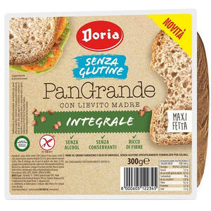 Doria - Pangrande Integrale 300g - Pane al grano saraceno senza glutine