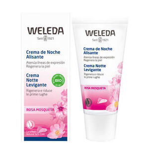 Weleda - Crema notte levigante rosa 30 ml - Riduce visibilmente le rughe