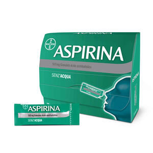 Aspirina - Granulato 500 mg - 20 Bustine per Alleviare Dolore e Febbre