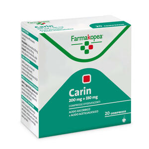 Farmakopea - "200 mg + 330 mg compresse effervescenti"20 compresse"