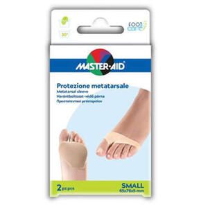 Master Aid - Protezione metatarsale in gel e tessuto - Taglia Small - 2 pezzi