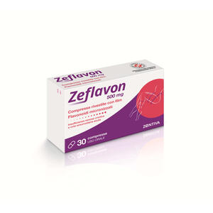 Zentiva - Zeflavon 500 mg - Compresse rivestite per insufficienza venosa e emorroidi