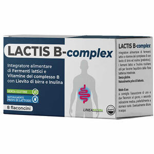 Agips Farmaceutici - Lactis B-Complex 8 Flaconcini 10 Ml - Integratore Classico