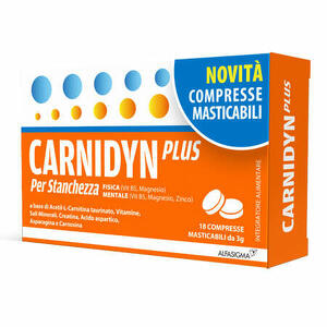 Carnidyn - Plus - Plus 18 compresse masticabili