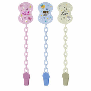 Chicco - Chicco clip con catenella mixed colors new 2020