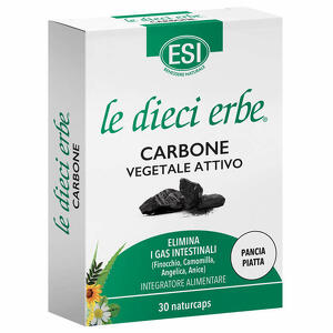 Carbone - Esi le dieci erbe carbone vegetale attivo 30 naturcaps