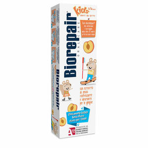 Biorepair - Biorepair oral care kids 0-6 anni denti da latte dentifricio con estratto di pesca 50ml