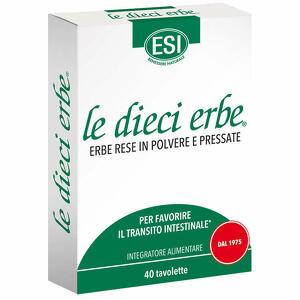 Esi - Le dieci erbe 40 tavolette