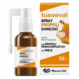 Tusseval - Tusseval gola propoli spray per bambini 30ml