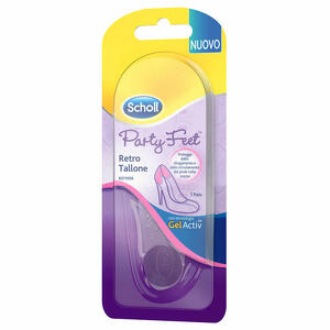 Scholl's - Plantare ortopedico per retro tallone party feet scholl gel activ 1 paio