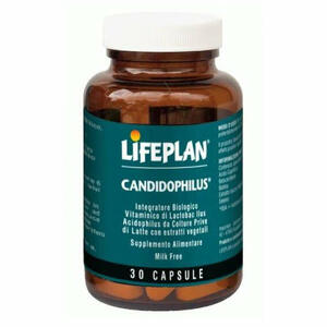 Lifeplan - Candidophilus - Integratore di fermenti lattici con aglio