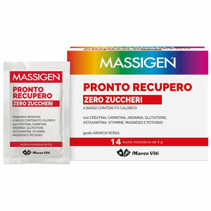 Massigen - Massigen pronto recupero zero zuccheri 14 bustine