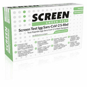 Screen italia - Screen test sierologico rapido autodiagnostico covid-19 anticorpi igg sars-cov-2 nel sangue screen