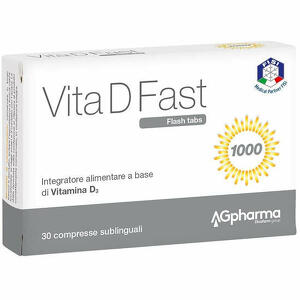 Vita D Fast - 30 compresse - Integratore alimentare con vitamina D