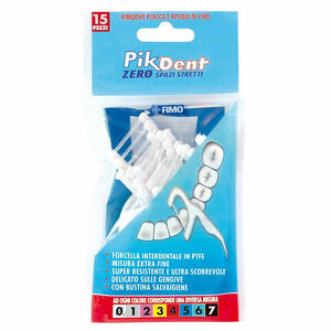 Fimo - Pikdent zero spazi stretti 15 forcelle interdentali