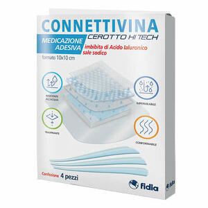 Connettivina - Cerotto connettivina hitech 10 x 10 cm 4 pezzi