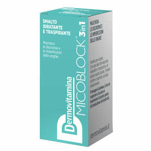 Dermovitamina - Dermovitamina micoblock 3 in 1 smalto idratante e traspirante turchese 5ml