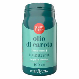 Erba vita - Olio carota 100 perle