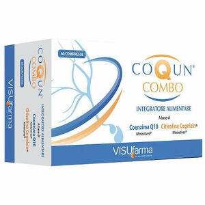 Visufarma - CoQun Combo 60cp - Integratore con coenzima Q10 e citicolina