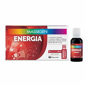 Massigen - Massigen energia 10 flaconi da 25ml