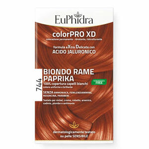 Euphidra - ColorPRO XD744 Paprika - Colorazione Permanente per Capelli