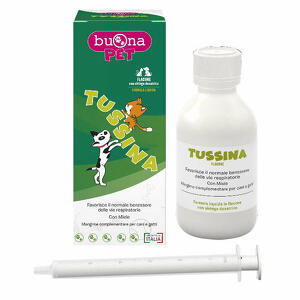 Steve jones - Tussina flacone cani e gatti con siringa dosatrice 100 g buonapet