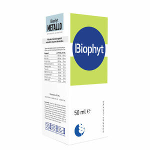 Biogroup - Biophyt metallo 50ml soluzione idroalcolica