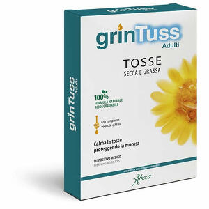 Aboca - Grintuss Adulti Sciroppo 12 Flaconcini Monodose - Dispositivo Medico