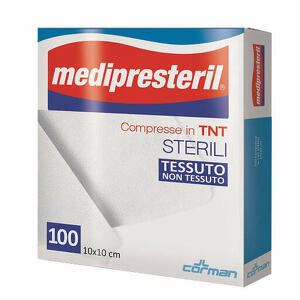 Medi presteril - Garza compressa medipresteril tnt 10x10cm 100 pezzi