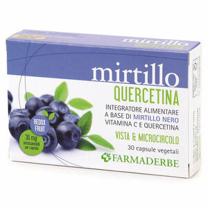 Mirtillo quercetina - Mirtillo quercetina 30 capsule vegetali