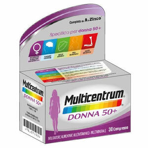 Multicentrum - Integratore multivitaminico DONNA 50+ - 30 compresse