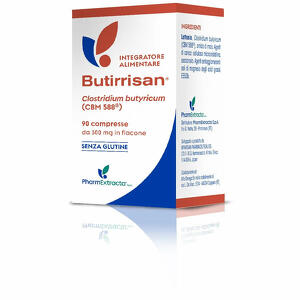 Pharmextracta - Butirrisan 90 compresse - Integratore a base di Clostridium butyricum